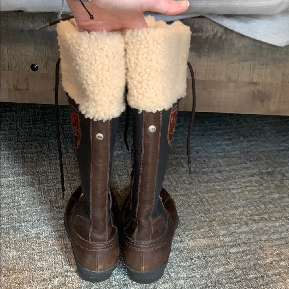 Ugg tall lace up boots - Picture 4 of 6